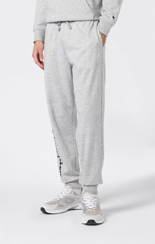 Herren-Leichtgewicht-Jogginghose mit Rippbündchen und Maxi-Print-Logo