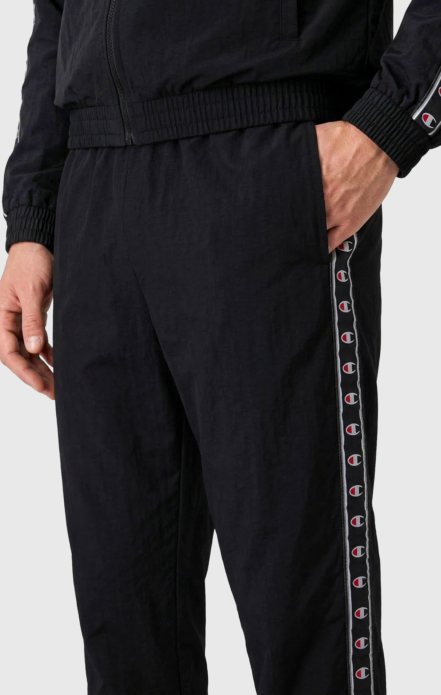 Herren-Jogginghose mit elastischen Bündchen und Logo-Band