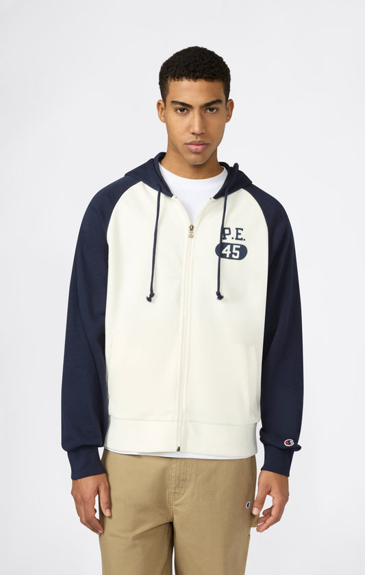 Herren Kapuzenpullover mit durchgehendem Reißverschluss, Relaxed Fit