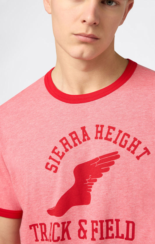 Herren-Ringer-T-Shirt mit Grafik