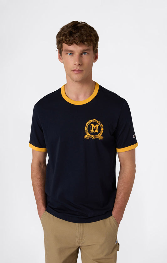 Herren-Ringer-T-Shirt mit Grafik