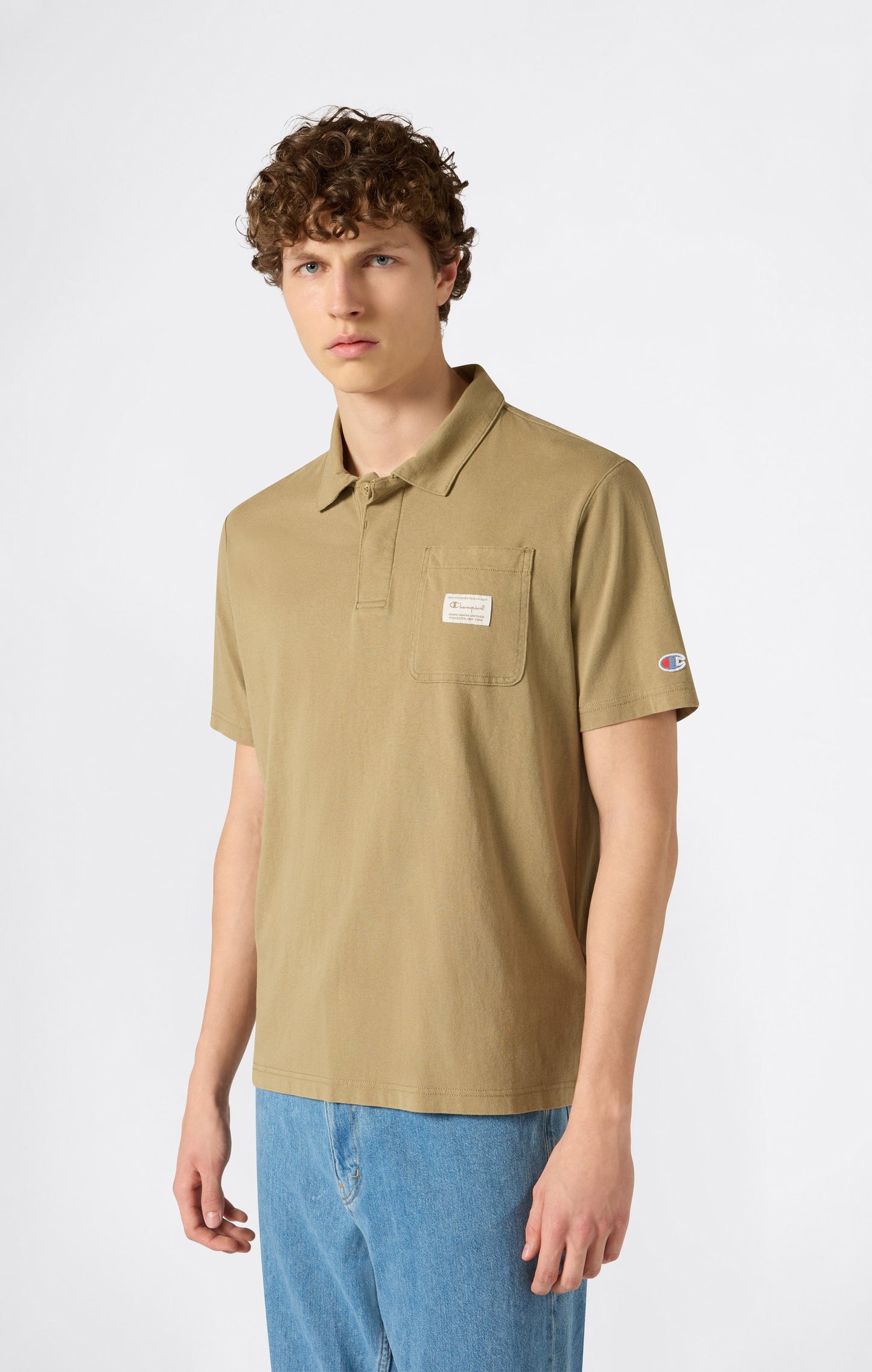 Herren-Polohemd mit Brusttasche
