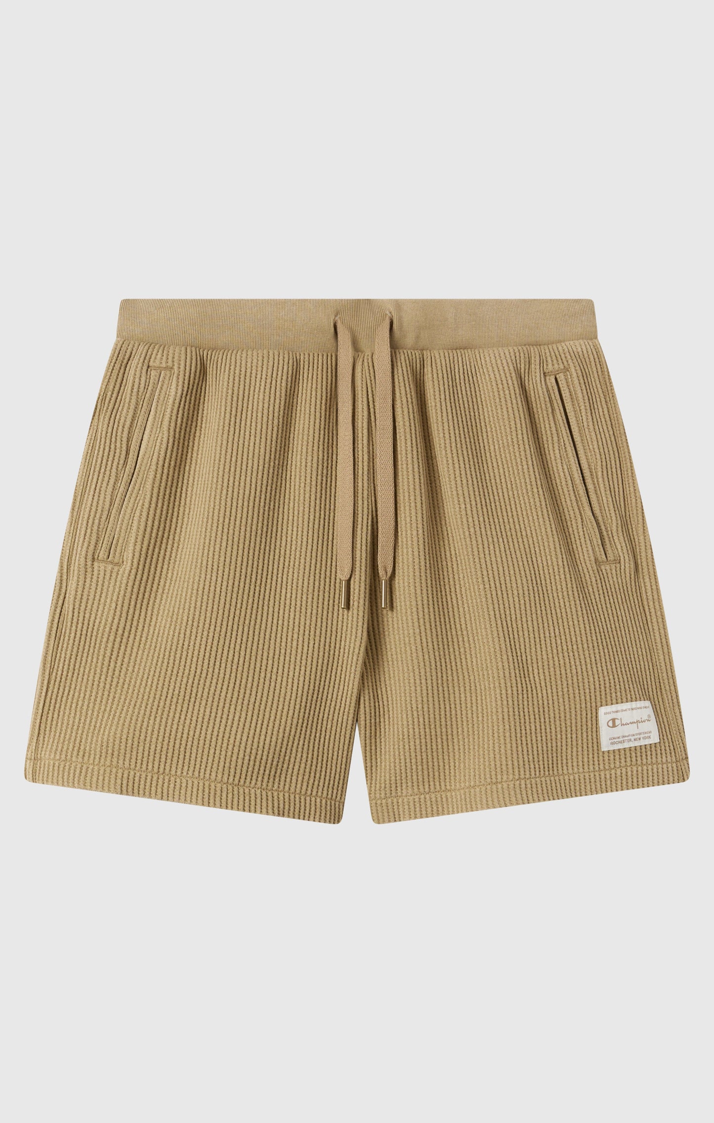 Herren-Bermudashorts aus gewaschenem Waffelpiqué