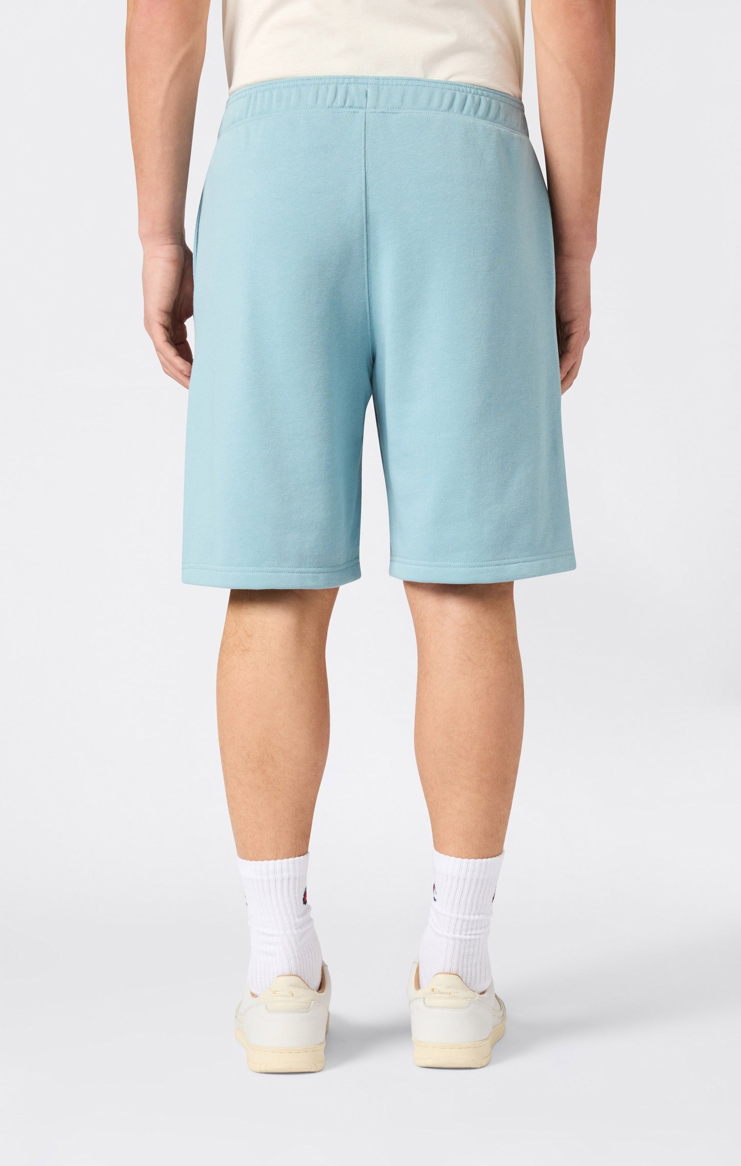 Men's 9 Bermuda Shorts with Stitched Pintuck Icons