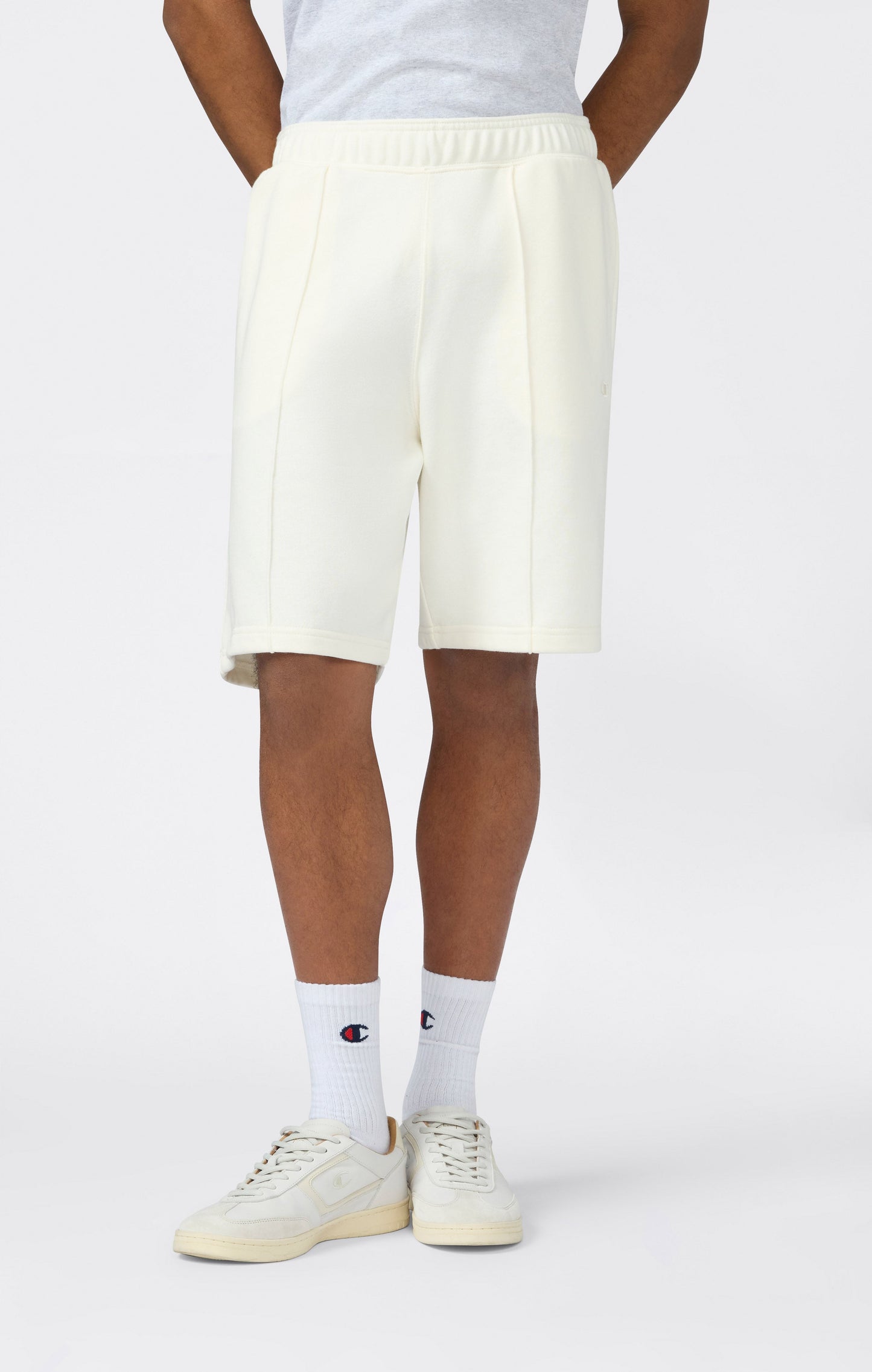 Herren-Bermudashorts (9 Inch) mit eingestickten Pintuck-Symbolen