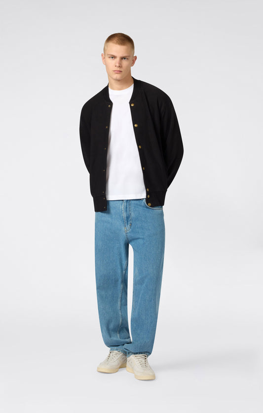 Herren-Bomber-Sweatshirt aus leichtem Reverse Weave