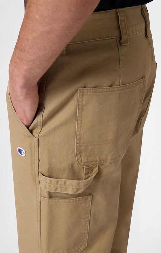 Herren-Cargohose aus schwerem Baumwoll-Canvas mit Reverse Weave
