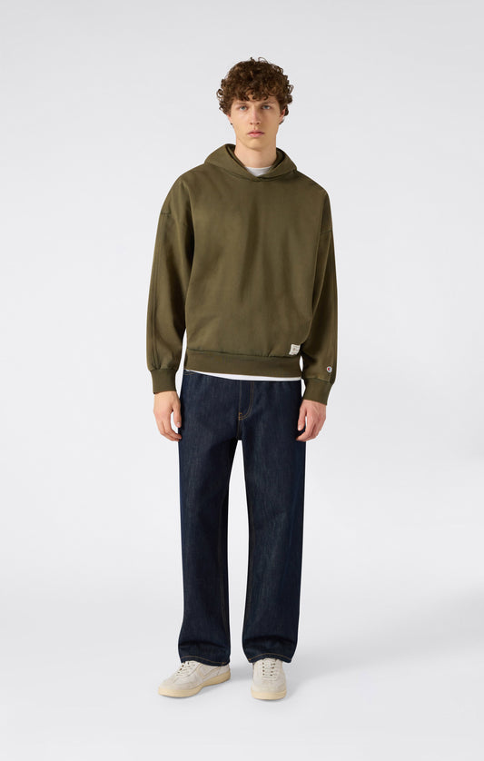 Herren-Kapuzenpullover mit Washed-Effekt
