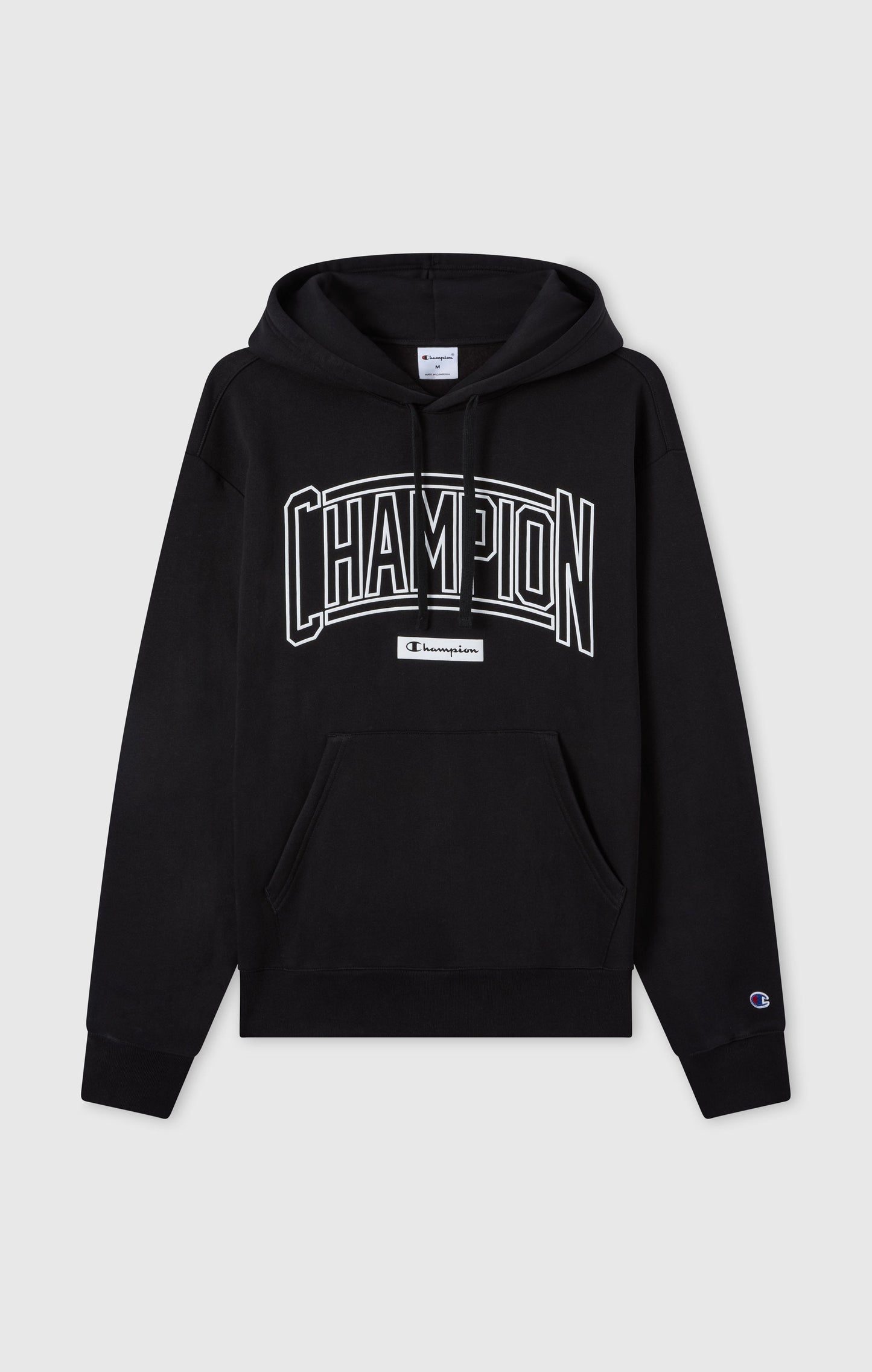 Herren-Kapuzenpullover mit angerauter Innenseite und Puff-Print-Logo