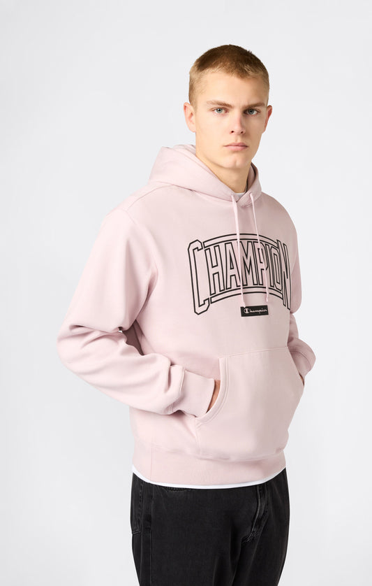 Herren-Kapuzenpullover mit angerauter Innenseite und Puff-Print-Logo