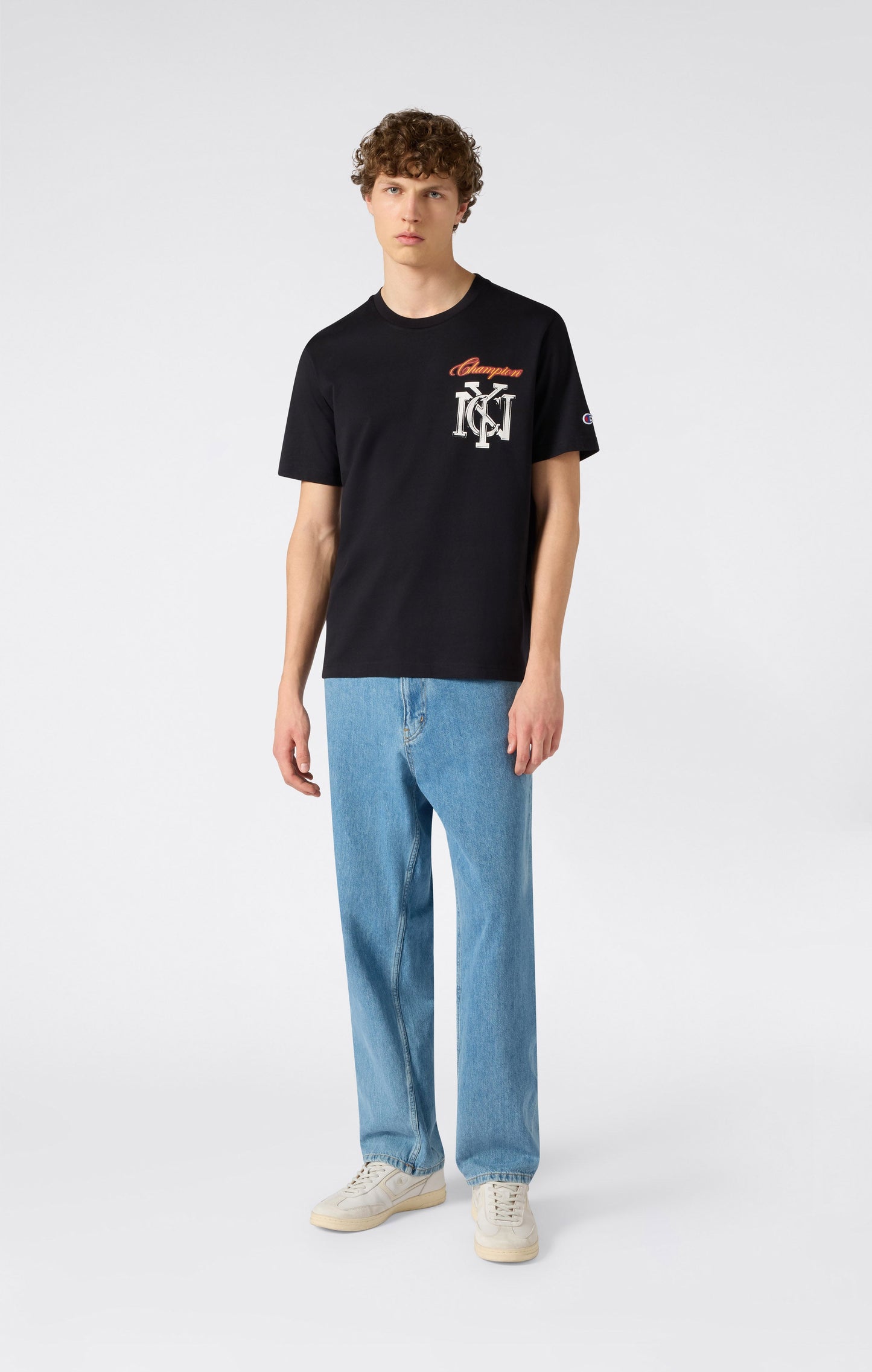Herren T-Shirt mit Grafikprint und Rundhalsausschnitt