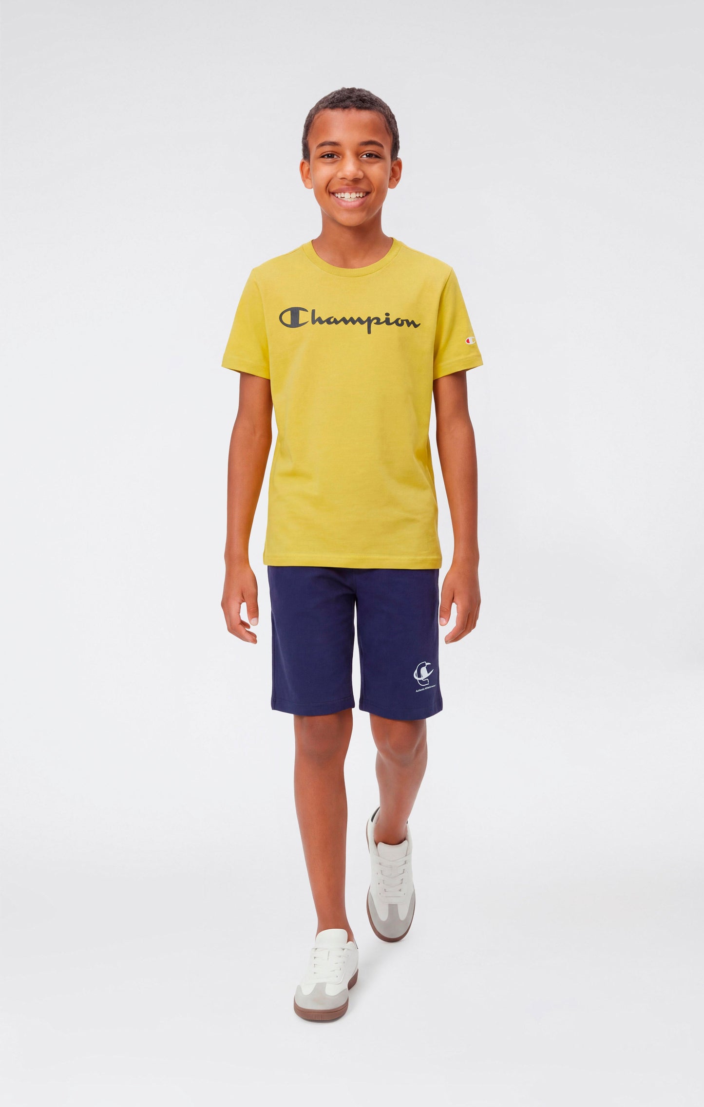 T-Shirt mit Skript-Logo für Jungen