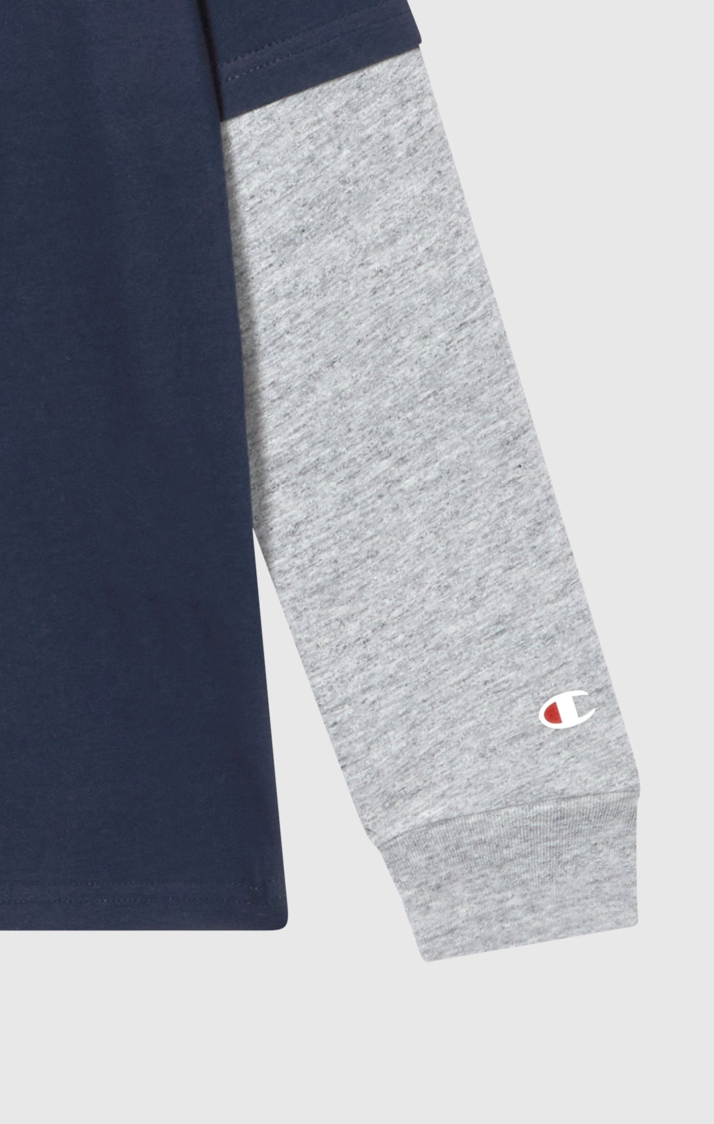Jungen Langarm-T-Shirt mit Script-Logo