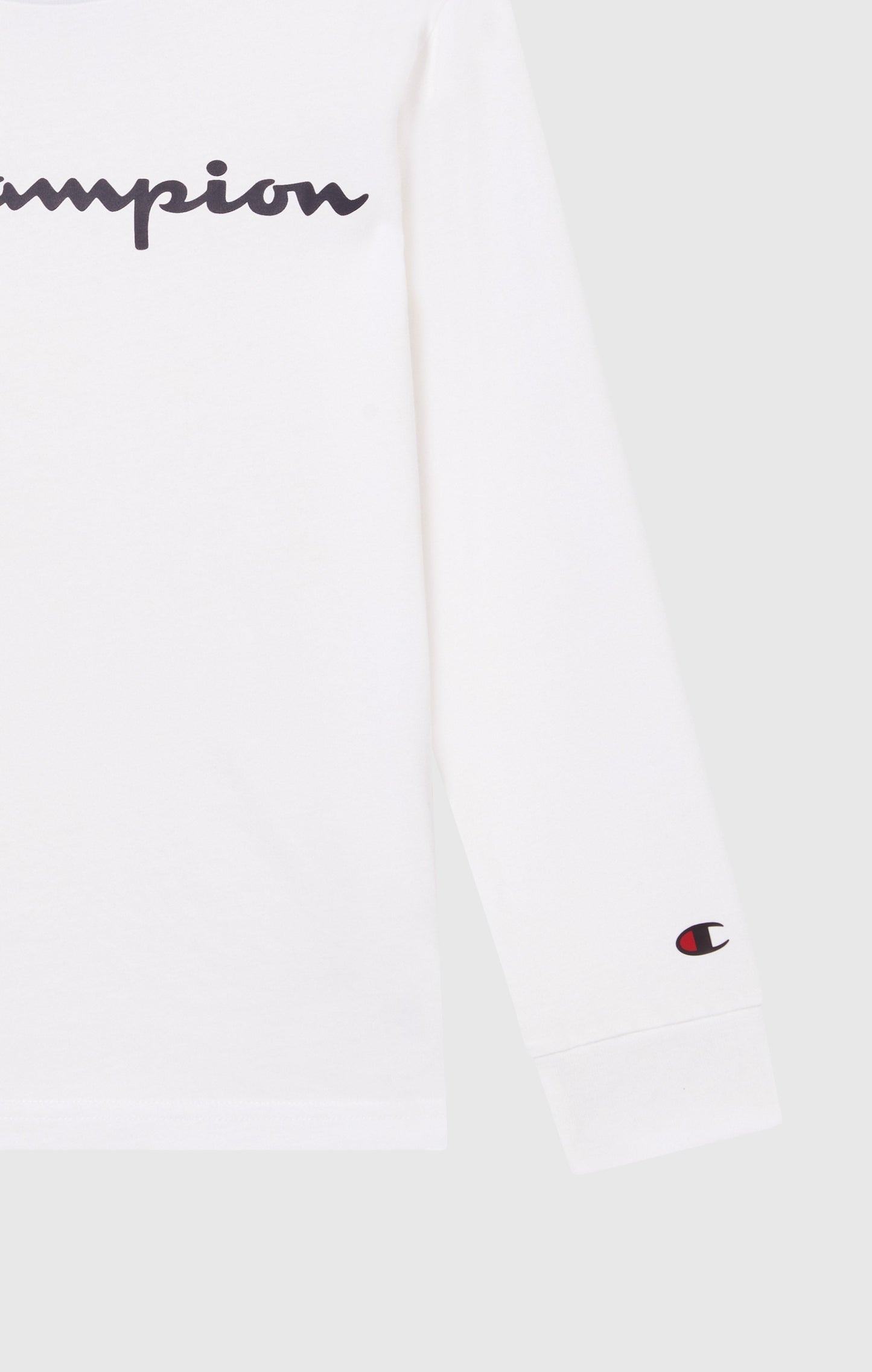 Jungen Langarm-T-Shirt mit Script-Logo