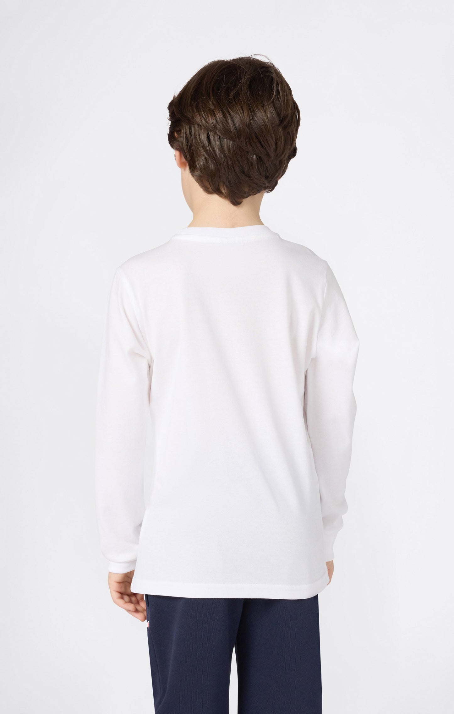 Jungen Langarm-T-Shirt mit Script-Logo