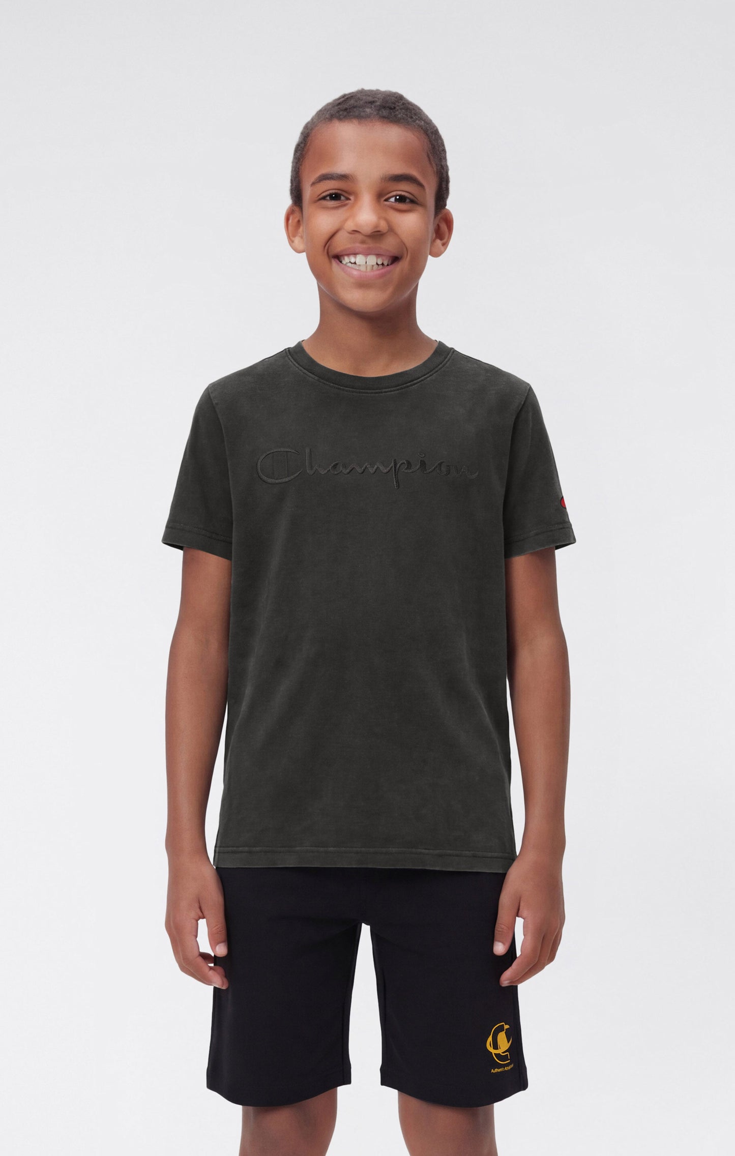 Jungen T-Shirt mit großem Logo und Icons