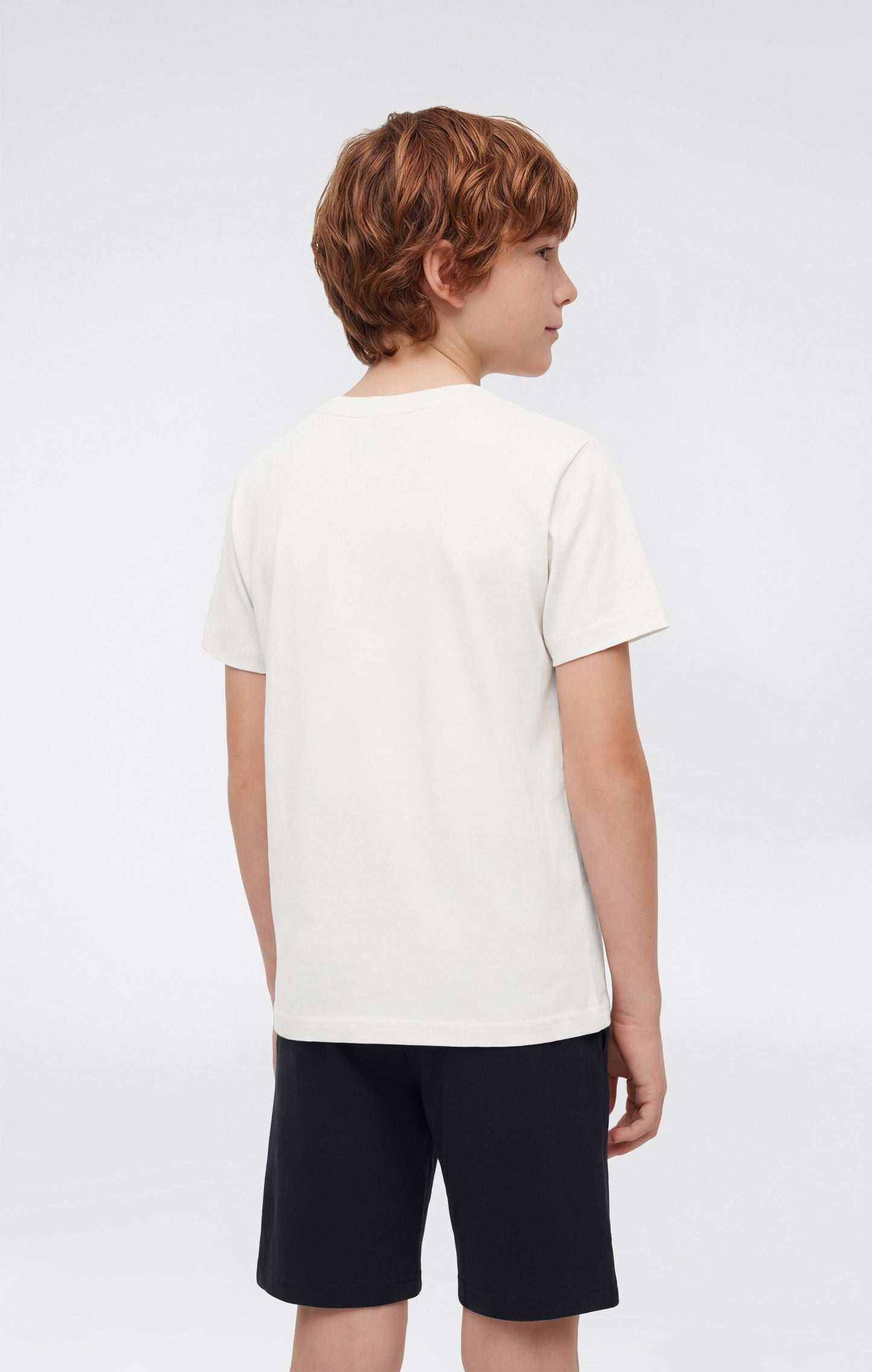 Jungen T-Shirt mit großem Logo und Icons