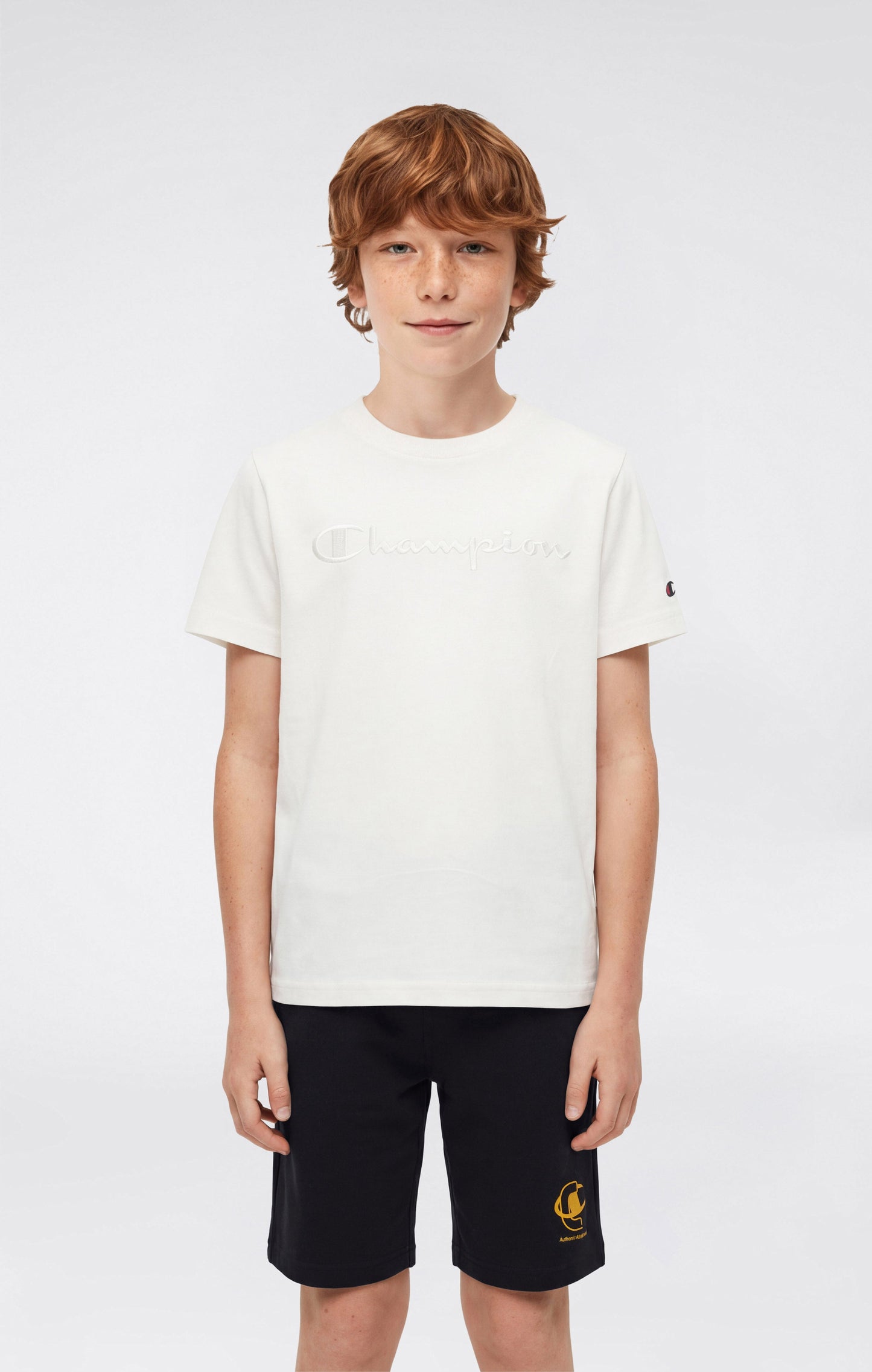 Jungen T-Shirt mit großem Logo und Icons