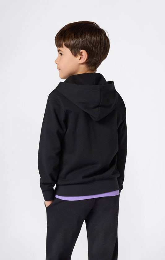 Boys' Full Zip Hoodie with Maxi Logo