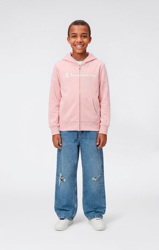Boys' Full Zip Hoodie with Maxi Logo