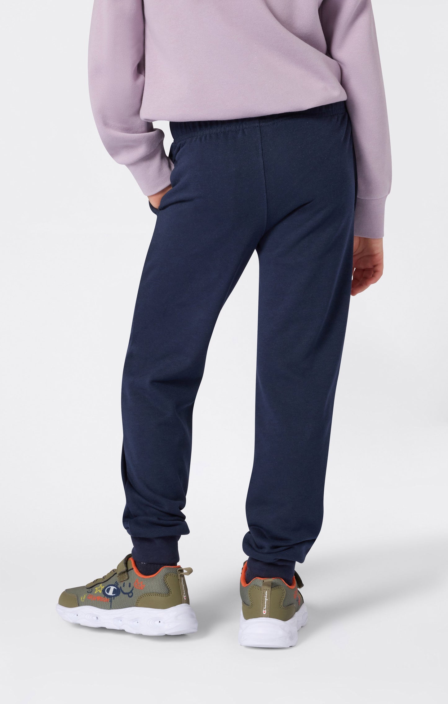 Leichte Jogginghose für Jungen mit Rippbündchen und großem Logoprint