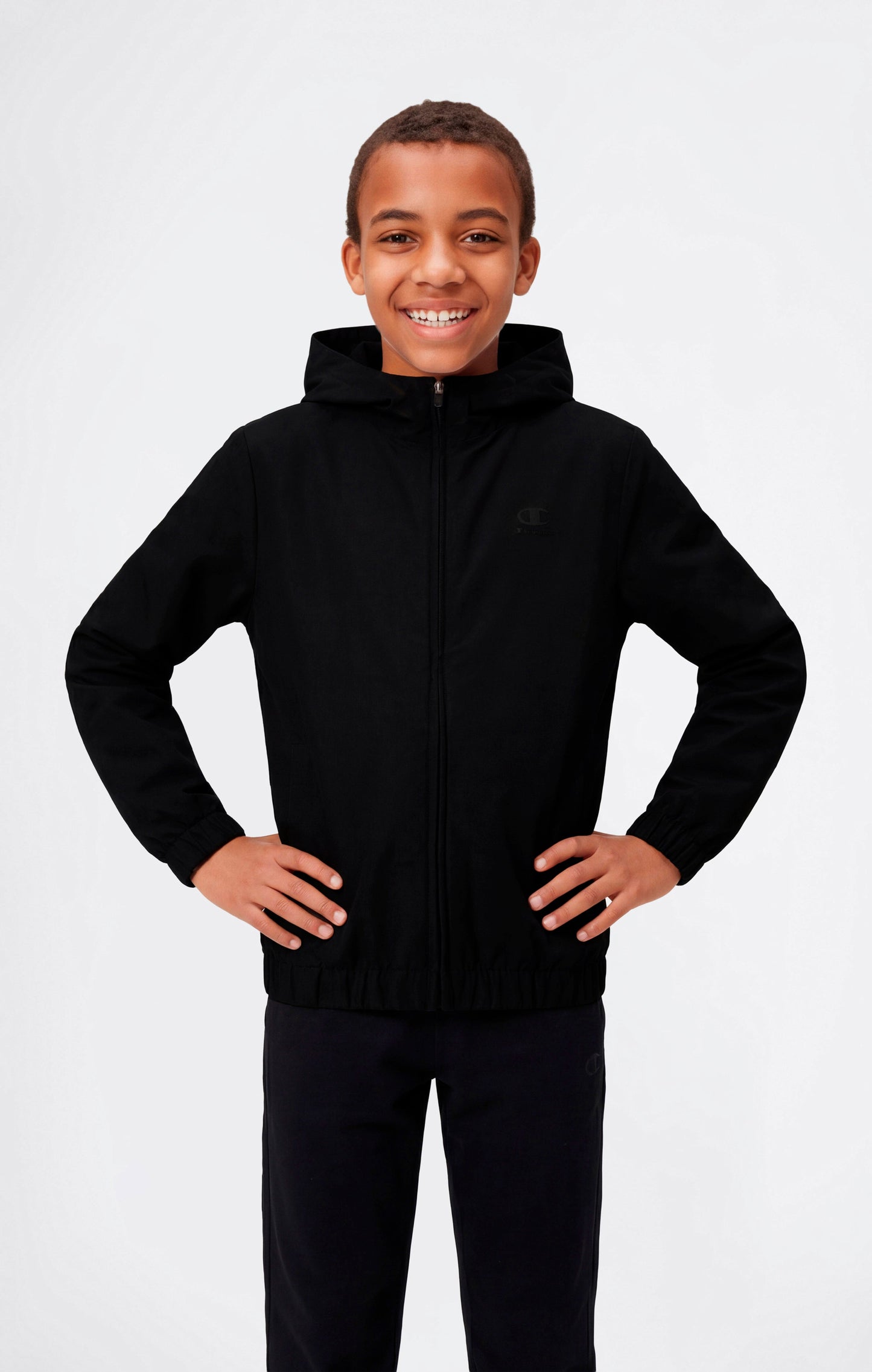 C-Tech Kapuzenjacke mit durchgehendem Reißverschluss für Jungen
