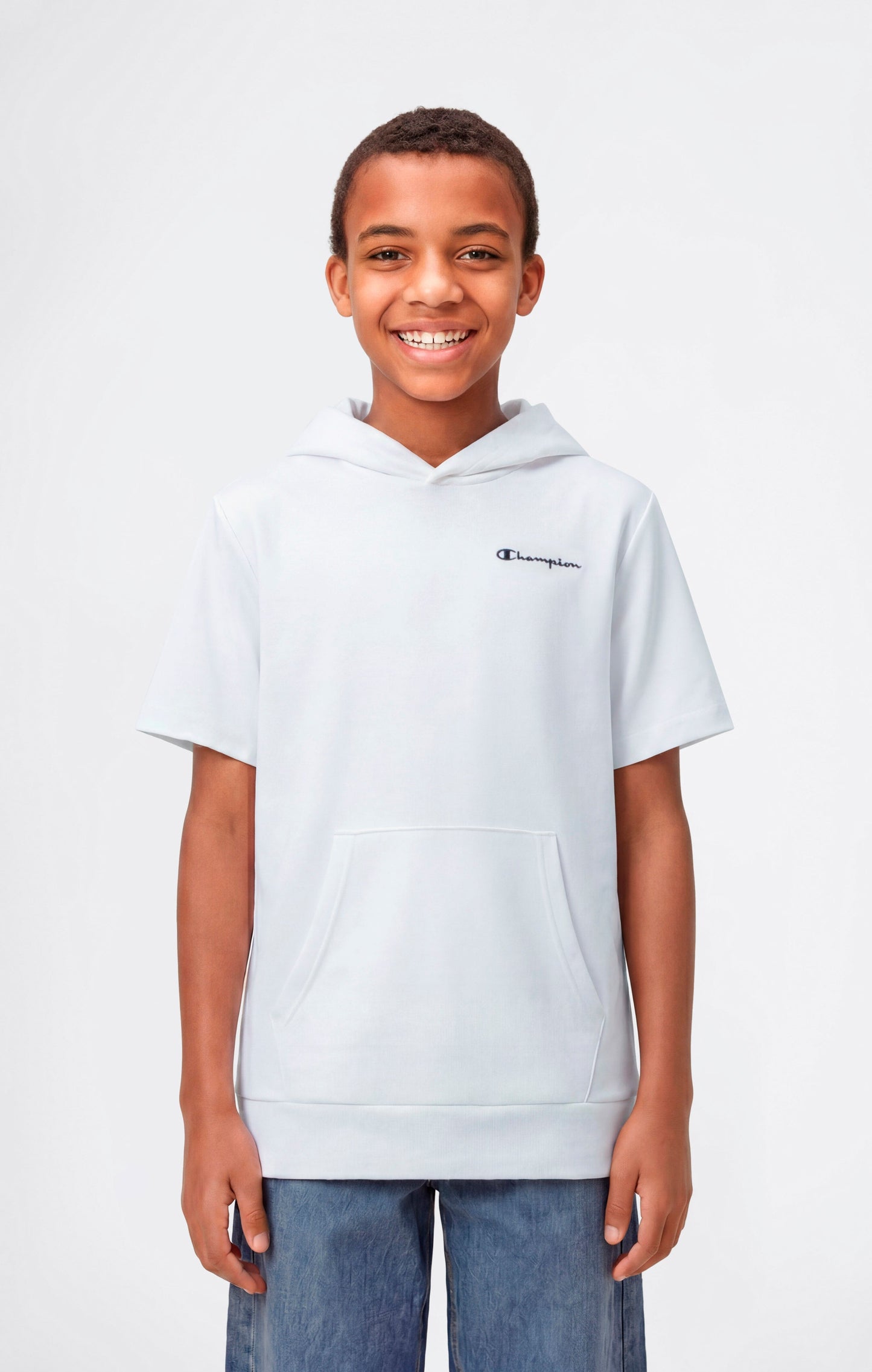 Boys' Short Sleeve Hooded Sweatshirt Icons