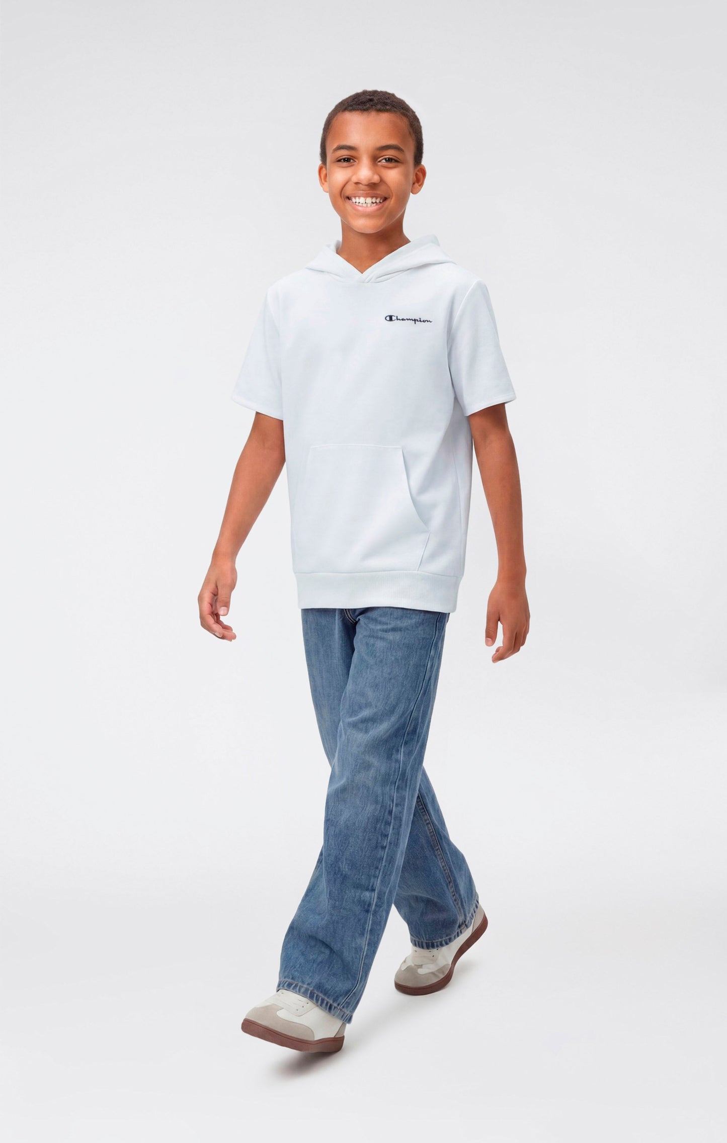 Boys' Short Sleeve Hooded Sweatshirt Icons