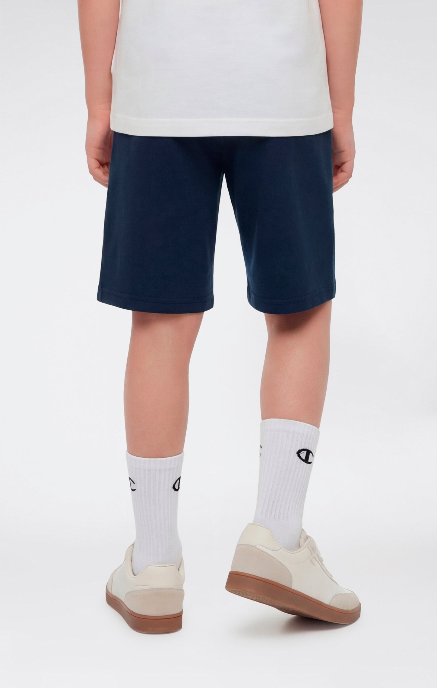 Bermudashorts für Jungen mit kleinen gestickten Logo-Icons