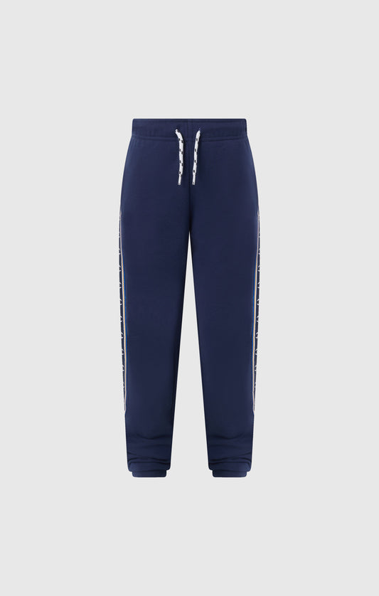 Jungen-Rippbündchenhose mit Tape-Logo