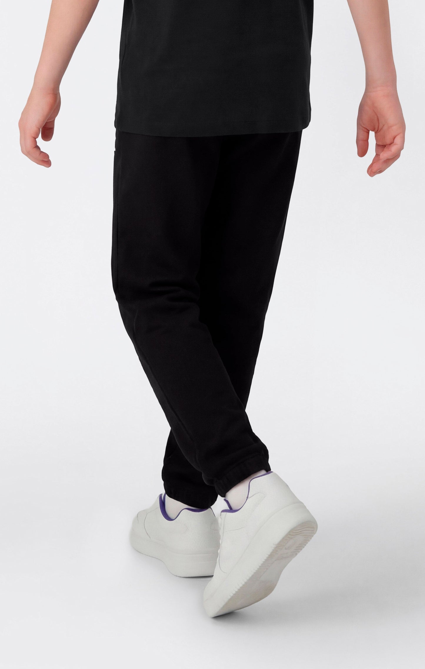 Boys' Elastic Cuff Pants with Puff Print