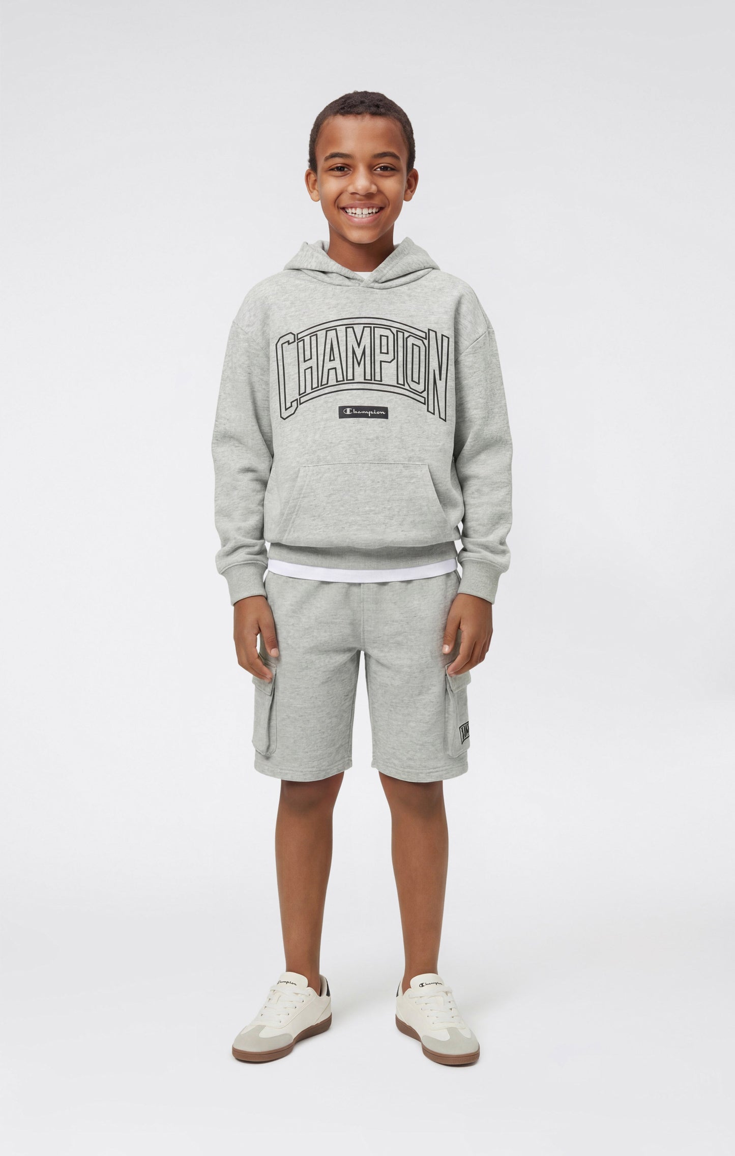 Jungen-Cargoshorts mit Puff-Print