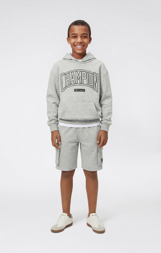 Boys' Cargo Shorts with Puff Print