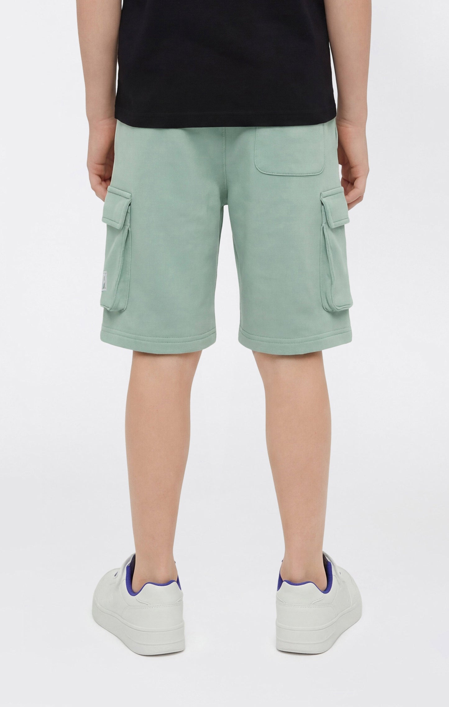 Jungen-Cargoshorts mit Puff-Print