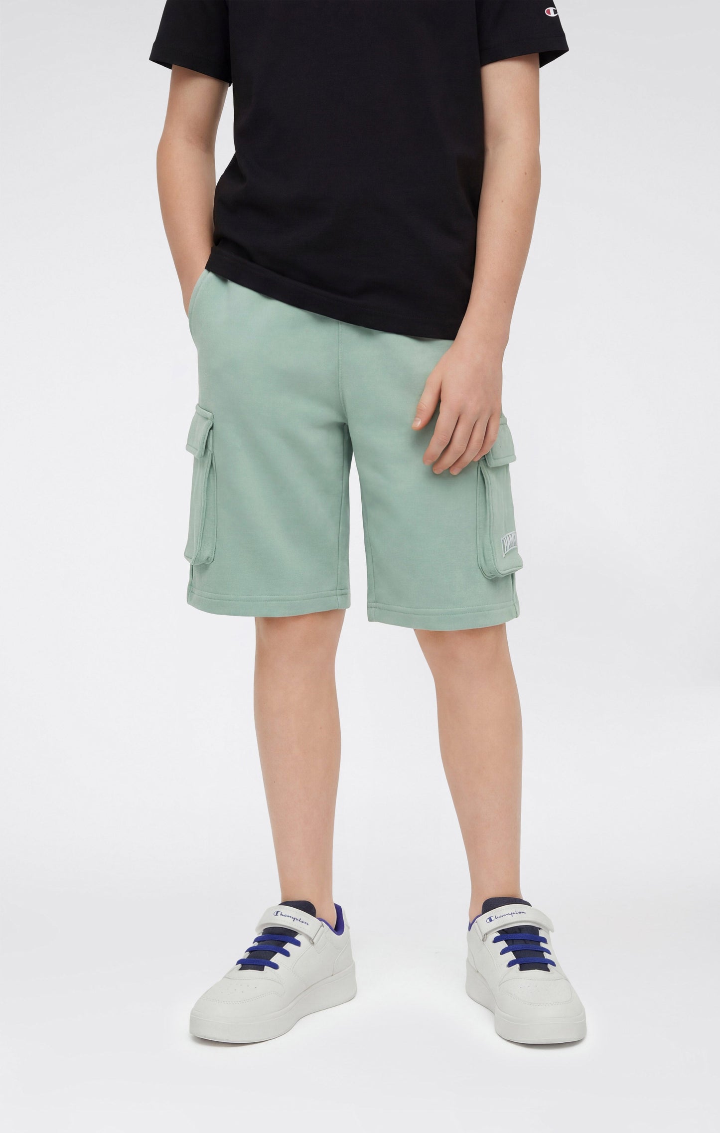Jungen-Cargoshorts mit Puff-Print