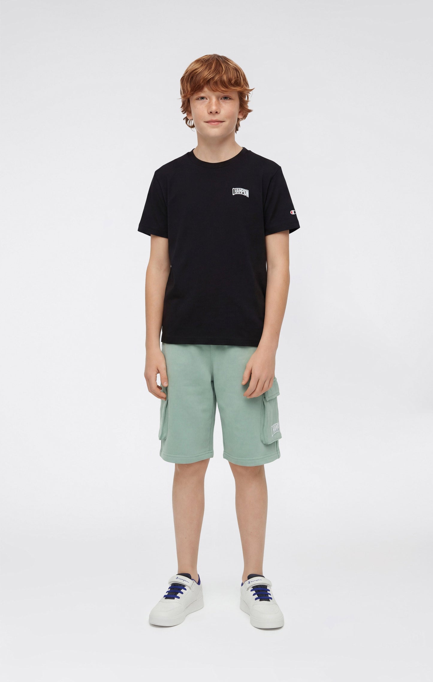 Jungen-Cargoshorts mit Puff-Print