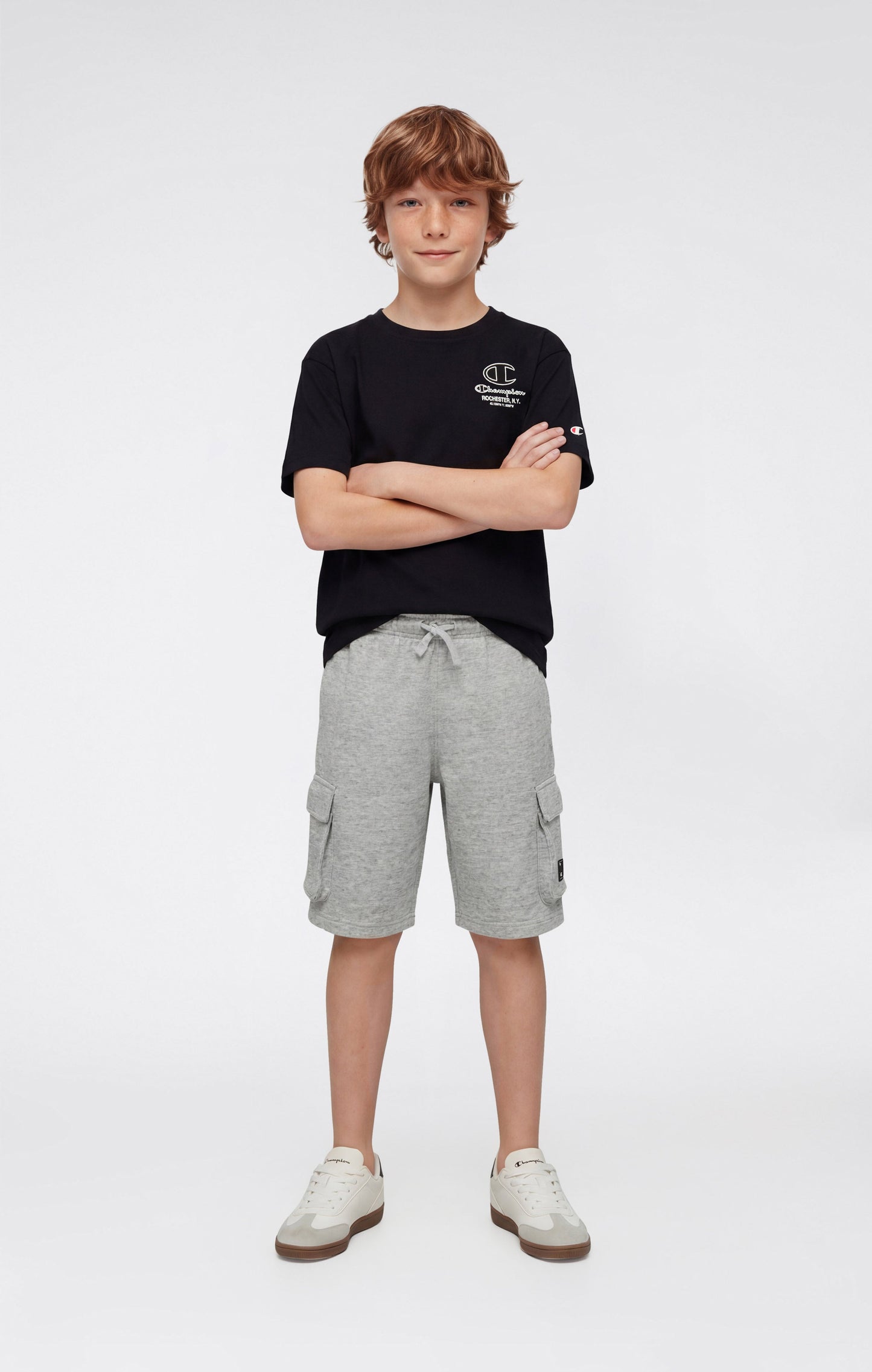 Boys' Crewneck T-shirt with Puff Print