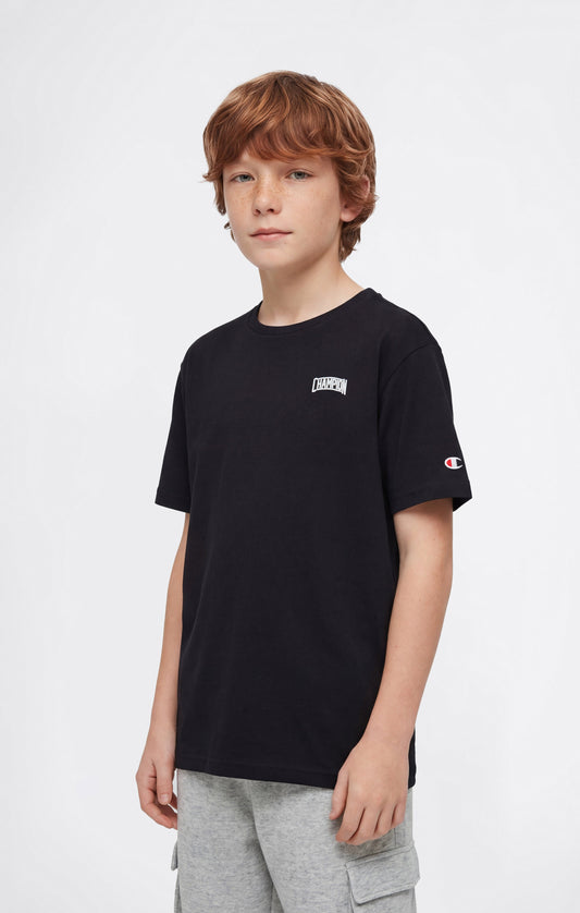 Boys' Crewneck T-shirt with Puff Print