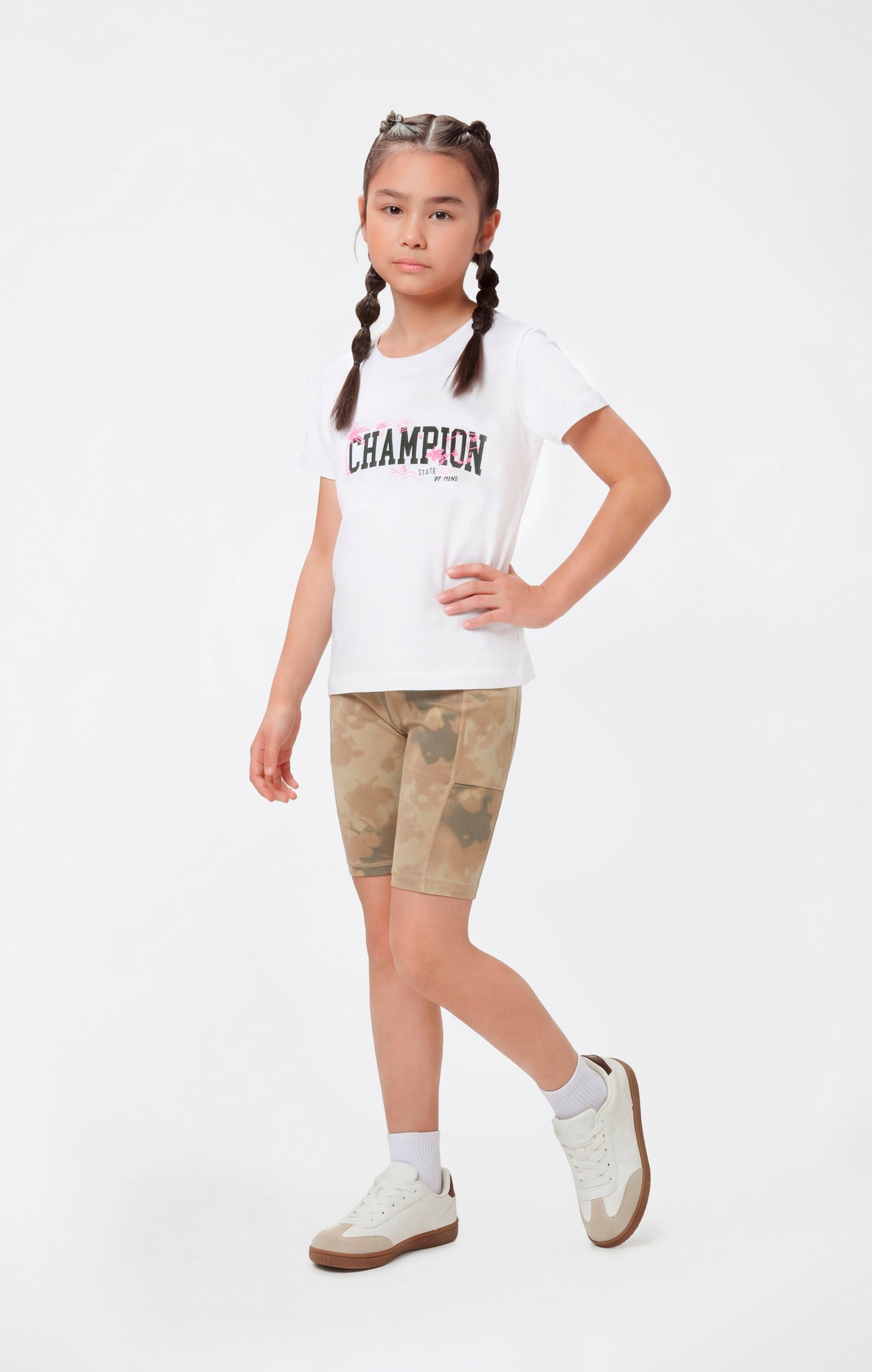 Mädchen-Stretch-Shorts C-Tech