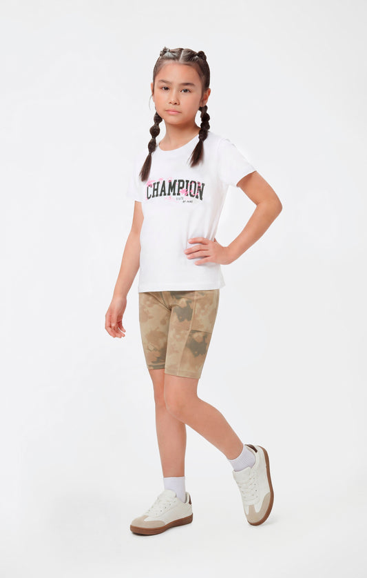Mädchen-Stretch-Shorts C-Tech