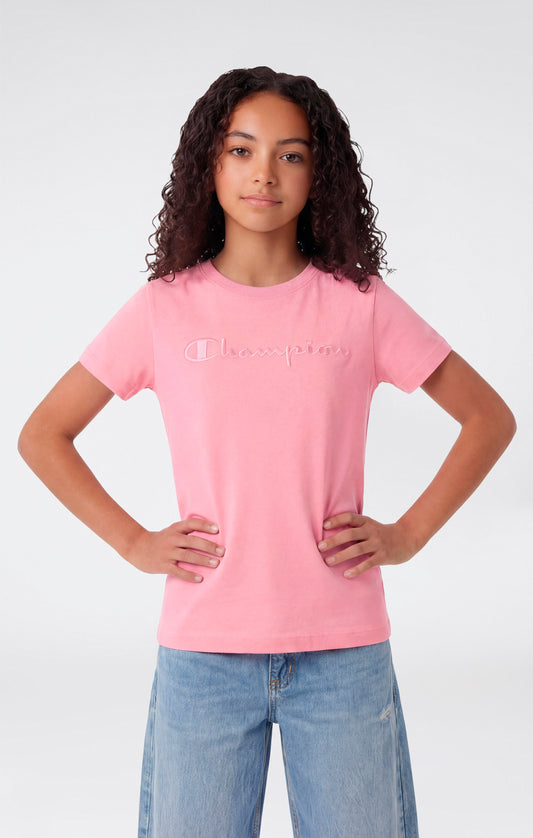 Mädchen Rundhals-T-Shirt schmal geschnitten Icons