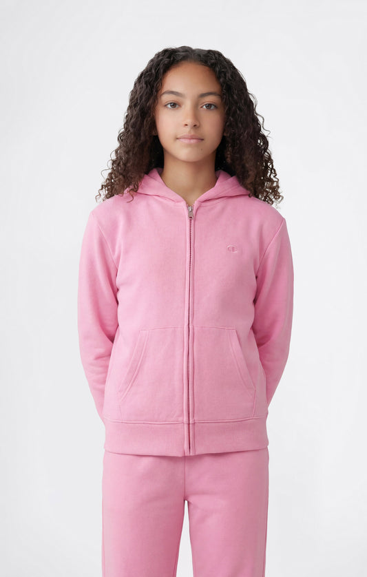 Mädchen-Kapuzenpullover mit durchgehendem Reißverschluss, Symbole