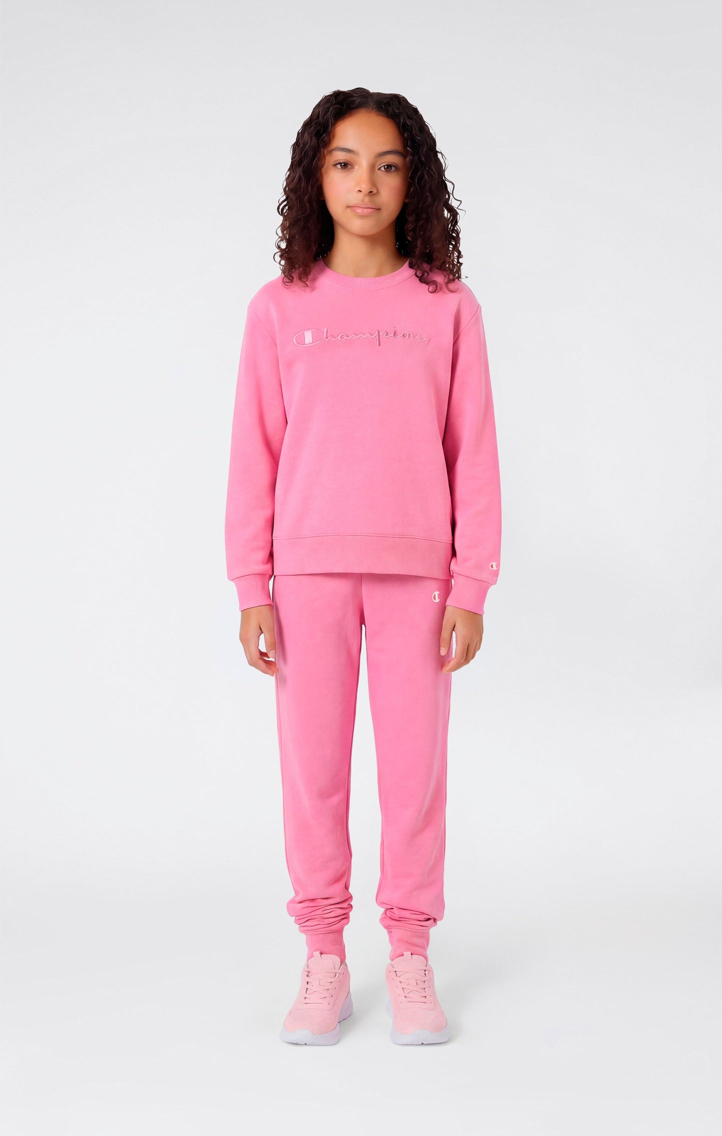 Girls' Lightweight Jogger Pants with Rib Cuffs Icons