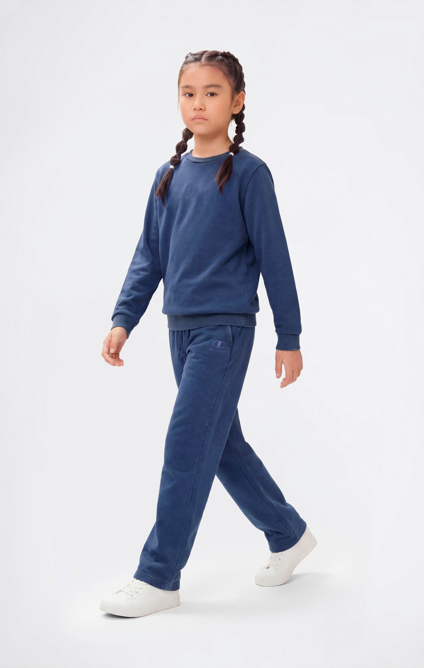 Girls' Washed Effect Straight Leg Pants Icons