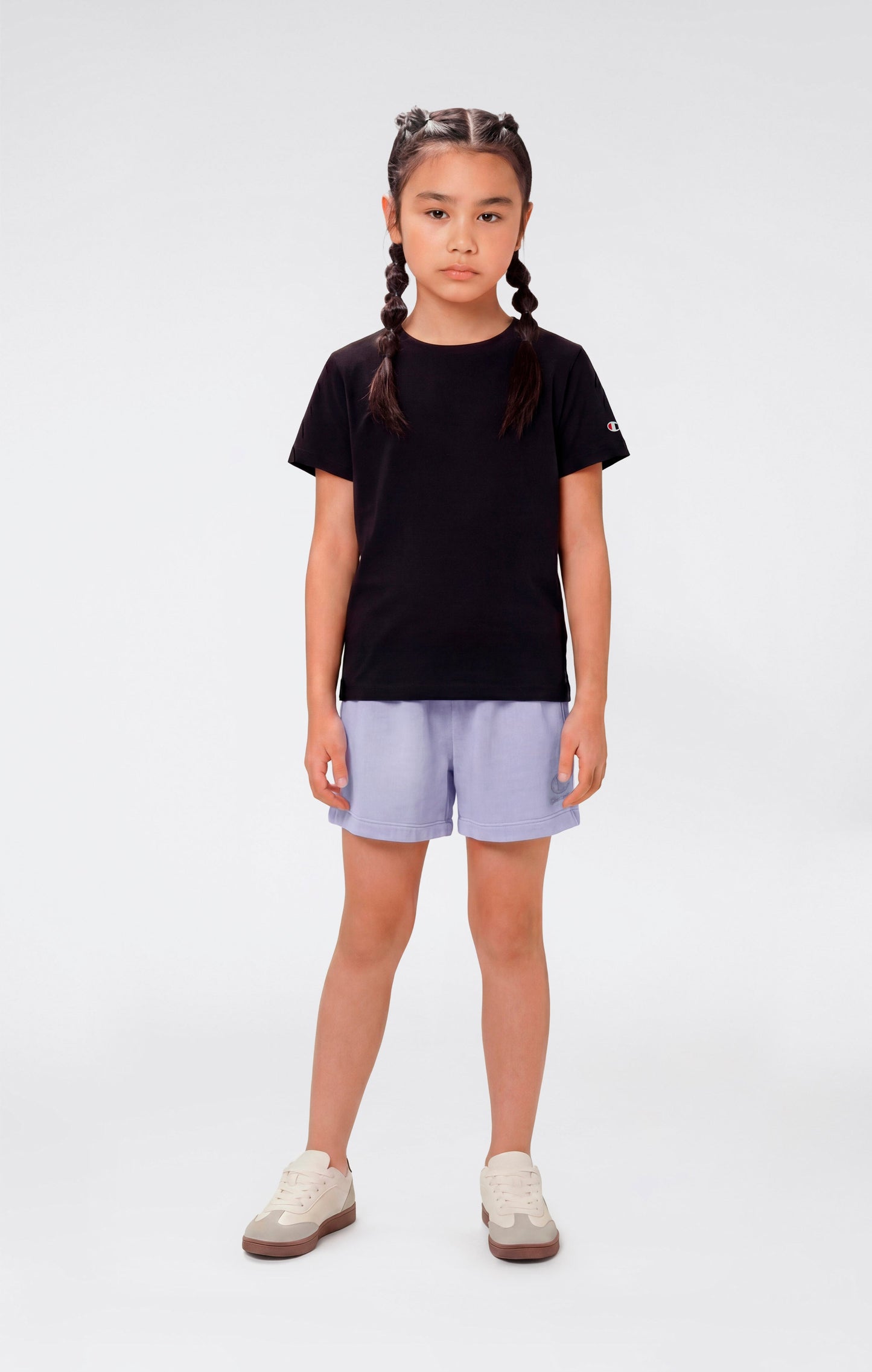 Girls' Washed Effect Shorts Icons