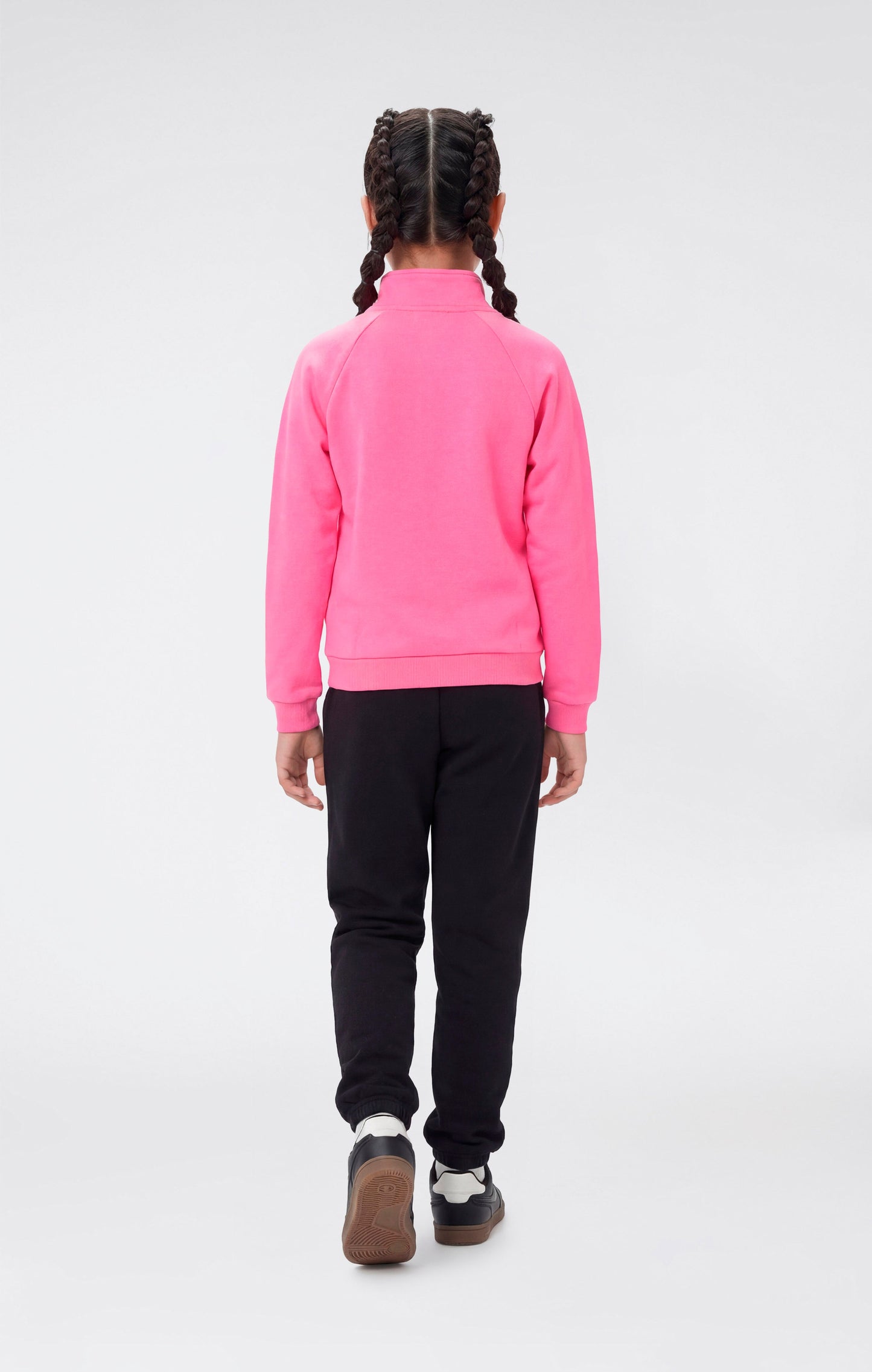 Girls' Full Zip Sweatshirt and Pants Tracksuit