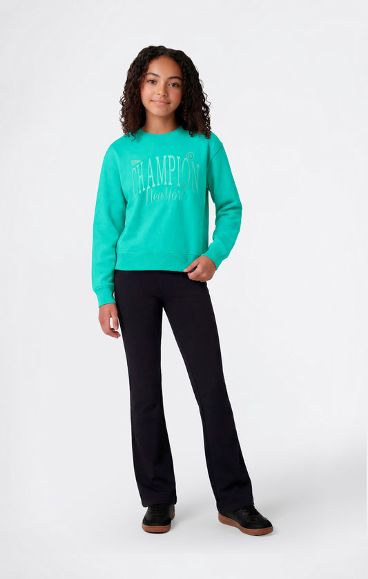 Mädchen Trainingsanzug mit Rundhals-Sweatshirt und Hose mit Grafik