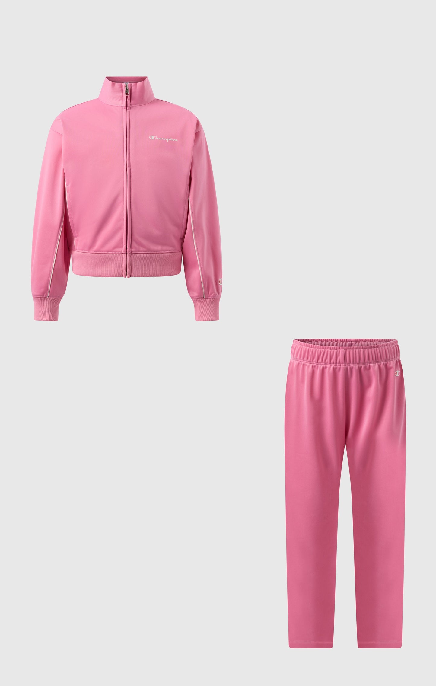Girls' Full Zip Sweatshirt and Pants Tracksuit