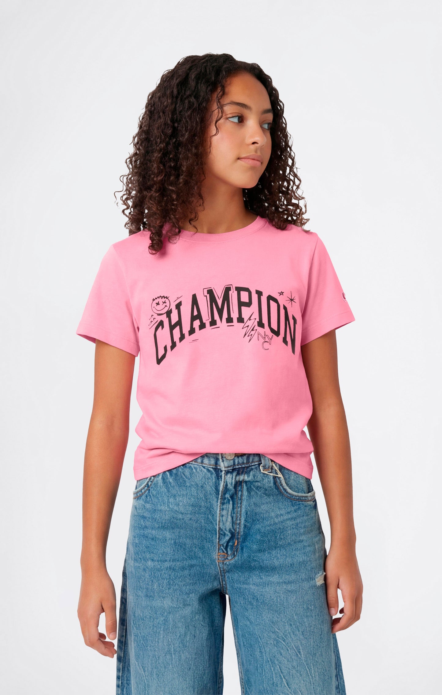 Girls' Graphic Crewneck T-Shirt