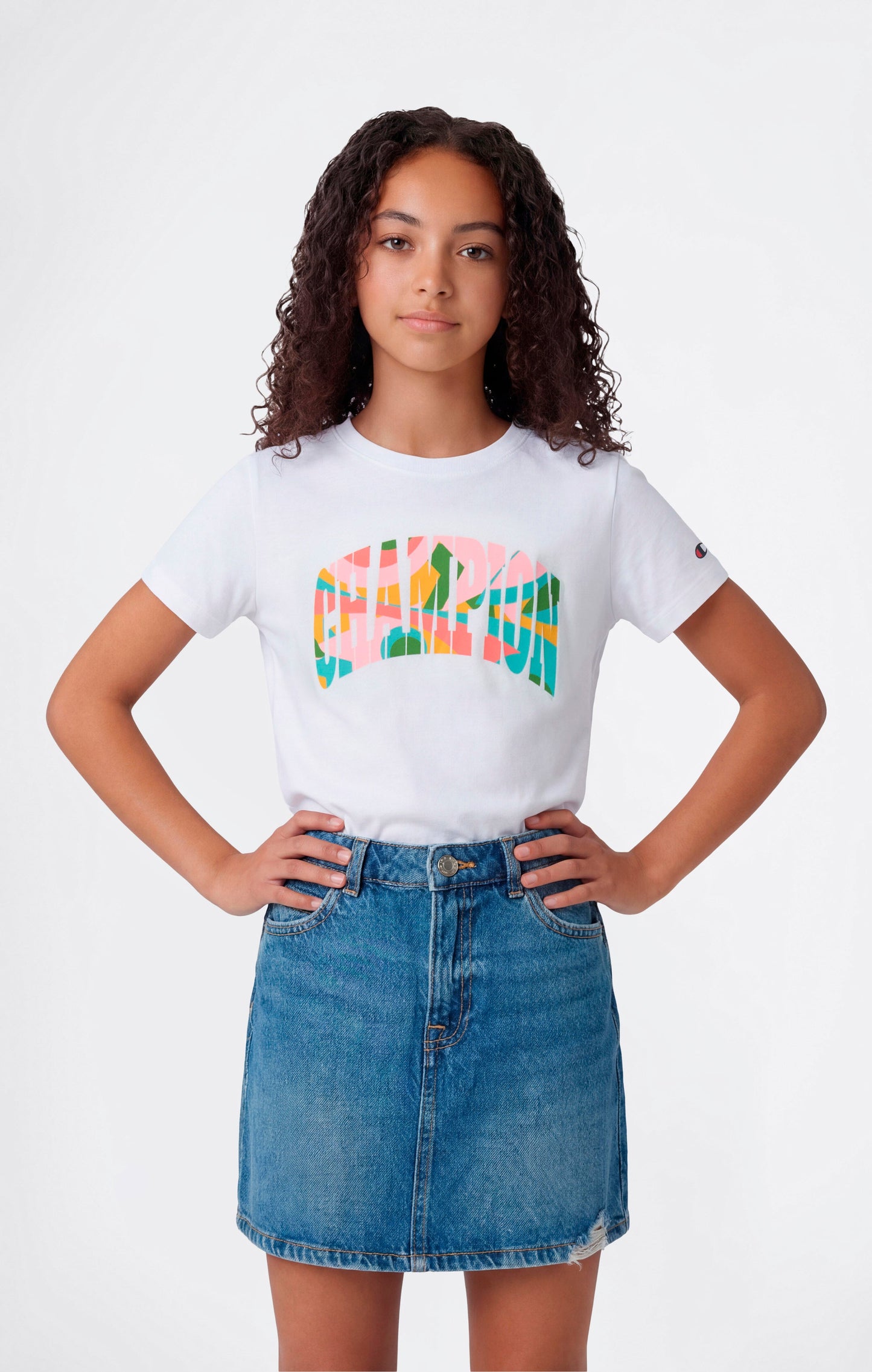 Girls' Graphic Crewneck T-Shirt